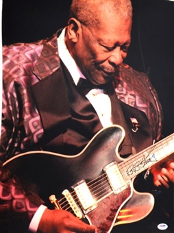 BB King Signed Color 16x20 Photo
